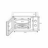 Microwave Oceanic OCAMO20B12 Black 20 L