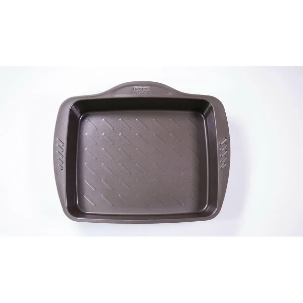 Nepiedegošs Trauks Cepeškrāsnij Pyrex Brūns Melns Metāls Tērauds