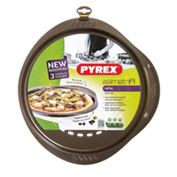 Picos forma Pyrex Ruda Juoda Metalinis