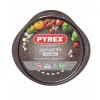 Pizza Mould Pyrex Brown Black Metal