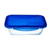 Pārtikas konservēšanas trauks Pyrex Zils Caurspīdīgs Taisnstūra 800 ml