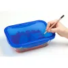 Maisto konservavimo konteineris Pyrex Mėlyna Skaidrus Stačiakampis 800 ml