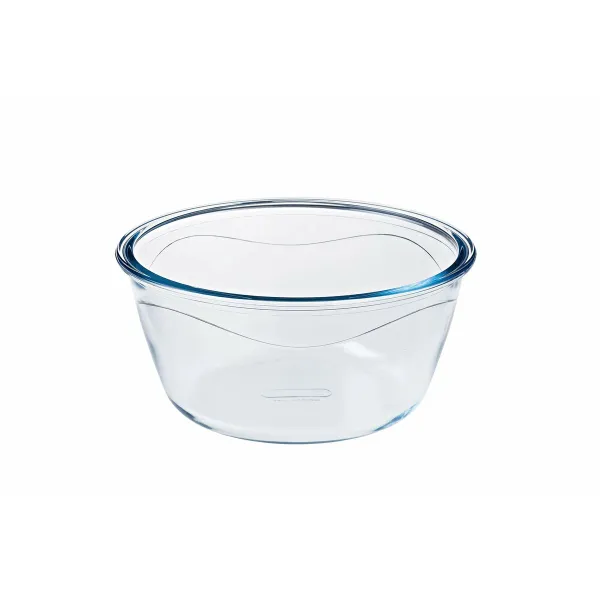 Food Preservation Container Pyrex Blue Transparent Circular 1,6 L (6 Pieces)
