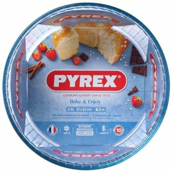 Kakkuvuoka Pyrex Läpinäkyvä