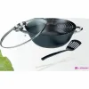 Wok Pan GSW Steel Forged steel Ø 32 cm 4 Pieces