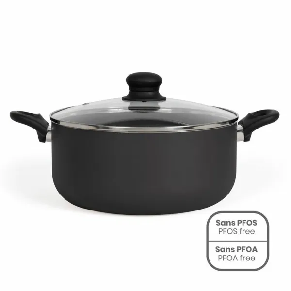 Casserole Livoo 37 x 15 x 30 cm Black Ø 28 cm 6,5 L