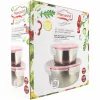 Food Preservation Container Menastyl Silver Circular (2 Units)
