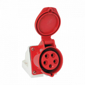 FIXED INDUSTRIAL SOCKET HT-145 125A IP44 3P+N+E 400V