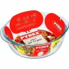Oven Dish Pyrex Transparent Borosilicate Glass Circular Ø 26 cm
