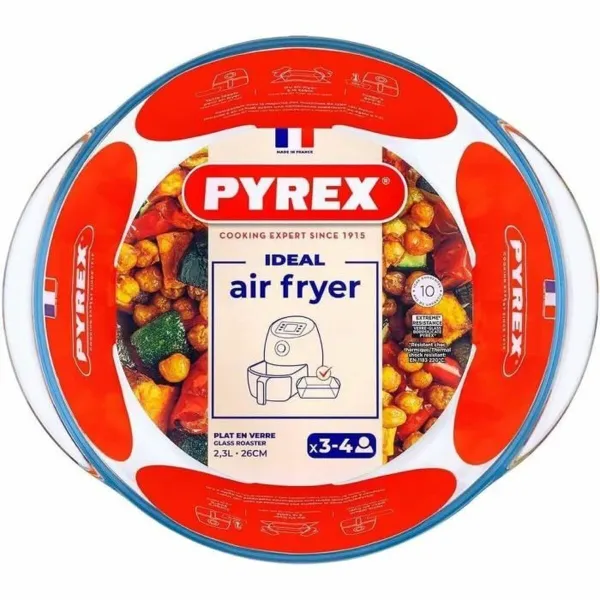 Orkaitės Indas Pyrex Skaidrus Borosilikatinis stiklas Apskritas Ø 26 cm