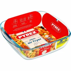 Oven Dish Pyrex Transparent Borosilicate Glass Squared