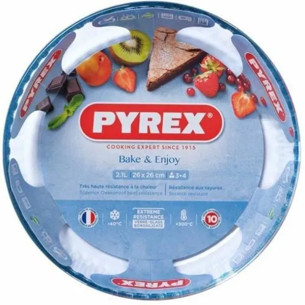 Kepimo forma Pyrex Skaidrus
