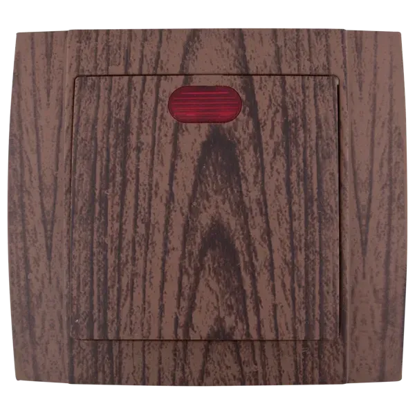 SR-2501 1 WAY SWITCH WITH LIGHT WENGE