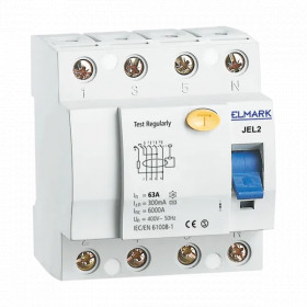 RESIDUAL CURRENT DEVICE JEL2 4P 25A/300mA SIGMA
