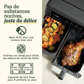 Airfryer Cuisinart AFD10XBLE Musta 2400 W 10,4 L