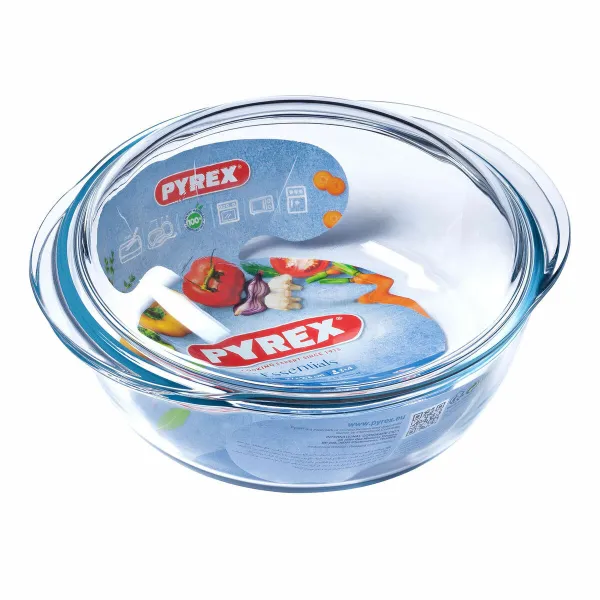 Кастрюля с крышкой Pyrex Essentials 23 x 11 x 27 cm Прозрачный Cтекло 32 L