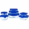 Padažinių rinkinys Pyrex Cook & Go Mėlyna Skaidrus