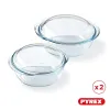 Kattila Pyrex Läpinäkyvä 25 x 20 x 27 cm 2 osaa
