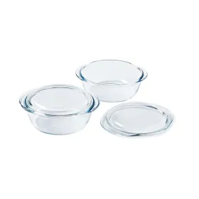 Kattila Pyrex Läpinäkyvä 25 x 20 x 27 cm 2 osaa