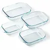 Набор посуды для духовки Pyrex Прозрачный 4 Предметы