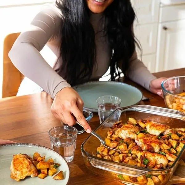 Uunivuokasetti Pyrex Läpinäkyvä 4 Kappaletta