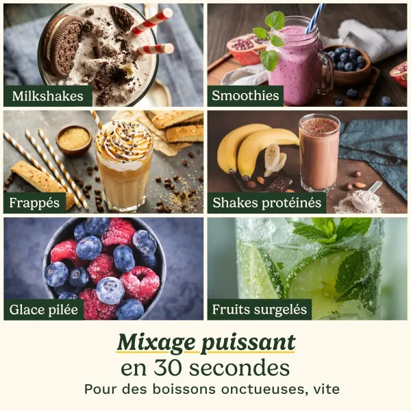 Blenderis-Krūze Cuisinart PBL100E Blast&Go 120 W Balts 500 ml
