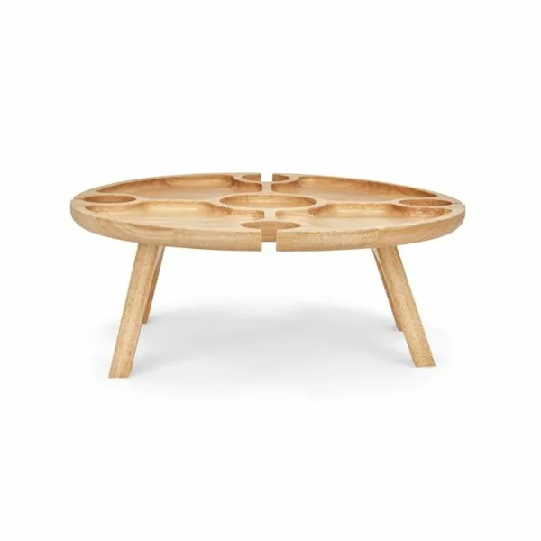 Välipalatarjotin Livoo MES150 Beige Pyöreä