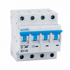 MINIATURE CIRCUIT BREAKER C64N 6A 4P 6kA CURVE C NEW