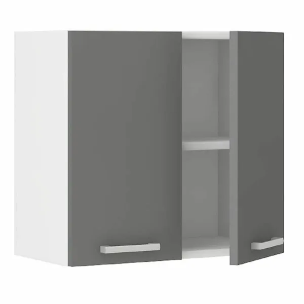 Virtuvės baldai 60 x 31 x 55 cm Pilka Melaminas PVC Ąžuolas