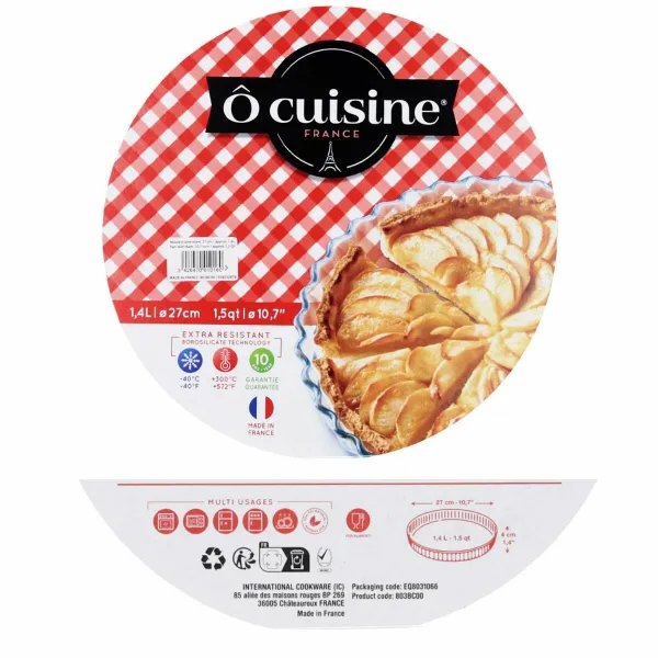 Kūkas Veidne Pyrex 1040902 Caurspīdīgs