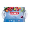 Oven Dish Pyrex 1040712 White Transparent Tempered Glass 6 L 4,5 g 4,5 L