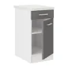 Keittiökalusteet 40 x 47 x 82 cm Harmaa Melamiini PVC