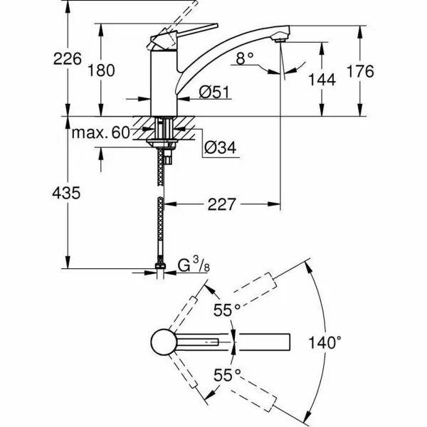 Viena roktura jaucējkrāns Grohe 30358000