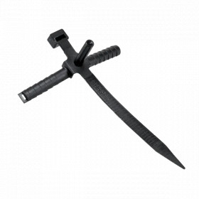 WALL PLUG Ф8 WITH CABLE TIE BLACK (50 PCS/PACKAGE)