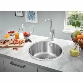 Viendaļīga izlietne Grohe K200 Pelēks