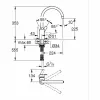 Kitchen Tap Grohe Get - 31494001 C-formas Metāls