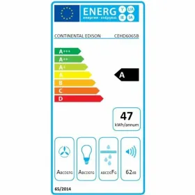Įprastas gaubtas Continental Edison 60 cm