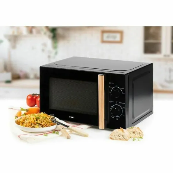 Mikroaaltouuni DOMO Musta 700 W 20 L