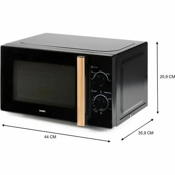 Mikroaaltouuni DOMO Musta 700 W 20 L