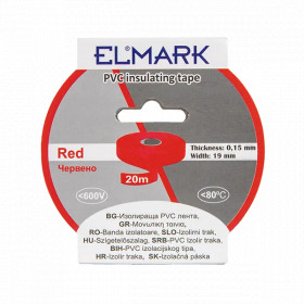 INSULATING TAPE 20mx19mm RED