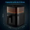 Oro gruzdintuvė Medion Juoda 1500 W 5 L