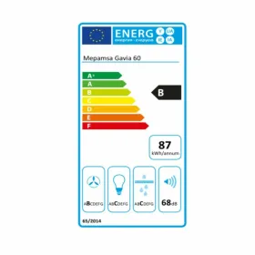Įprastas gaubtas Mepamsa 3200528013 60 cm 740 m3/h 53 dB 250W Plienas B