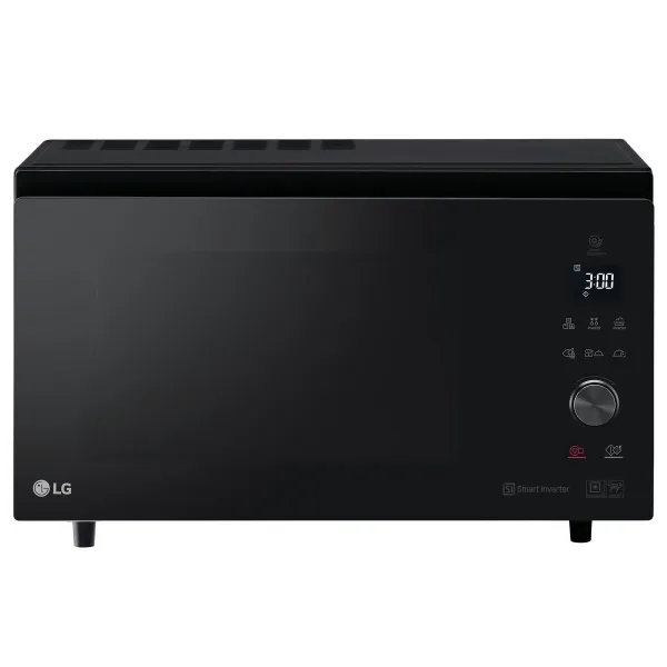 Microwave with Grill LG MJ3965BPS Black 1350 W