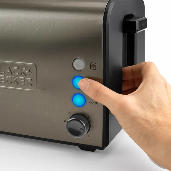 Tosteris Black & Decker BXTO900E Nerūsējošais tērauds 900 W