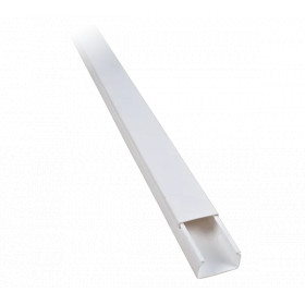 2M 20x10 PLASTIC CABLE TRUNKING CT2