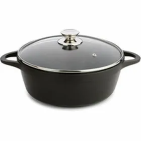 Кастрюля с крышкой Valira 4141/25 Чёрный Ø 24 cm