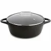 Кастрюля с крышкой Valira 4141/25 Чёрный Ø 24 cm