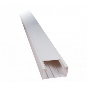 2M 25x16 SELF ADHESIVE PLASTIC CABLE TRUNKING CT2 ECONOMIC