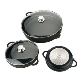 Katls ar vāku Valira 4135/25 Melns Ø 24 cm