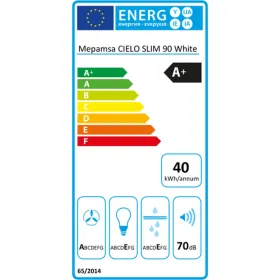 Įprastas gaubtas Mepamsa 350.0528.003 90 cm 720 m3/h 63 dB 145W Balta A+